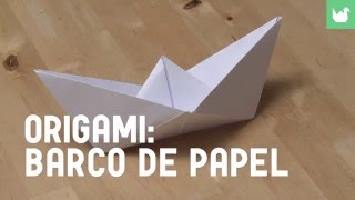 Cómo hacer un barco de papel  Origami [upl. by Iahc342]