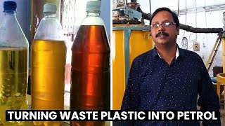 Turning waste plastic into Petrol  The Better India [upl. by Yerhcaz]