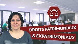 Caractéristiques des droits patrimoniaux et expatrimoniaux  Droit  digiSchool [upl. by Nnaear]