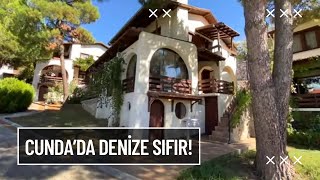 Cundada Denize Sıfır Manzaralı Satılık Villa [upl. by Giffer]