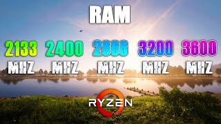 2133MHz vs 2400MHz vs 2666MHz vs 3200MHz vs 3600MHz RAM on Ryzen [upl. by Chandra171]