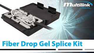 Fiber Drop Gel Splice Kit Installation [upl. by Magan]