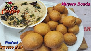 Mysore Bajji  Bonda  everyday cooking [upl. by Refenej]