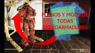 LEER DESCRIPCIÓN TODOS LOS MODULOS Y PLANOS DE SERVOARMADURAS FALLOUT 76 [upl. by Zane261]