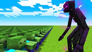 1000 Zombies vs Mutant Enderman [upl. by Alcus]