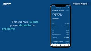 Pide un préstamo  Nuevo App BBVA [upl. by Mercado977]