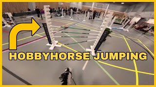 Gopro HYPERVIEW Hobbyhorse Showjumping [upl. by Neenaj742]