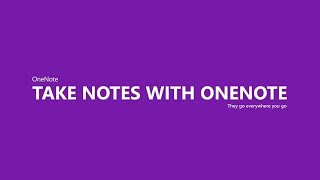 How to take notes with Microsoft OneNote [upl. by Cacia]