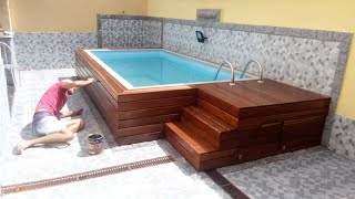 Piscina em Deck [upl. by Aiyot]