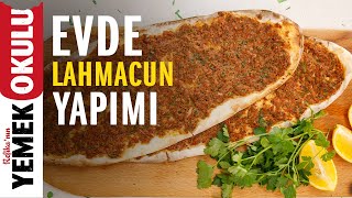 Evde Lahmacun Nasıl Yapılır  Çıtır Çıtır Kolay Lahmacun Tarifi [upl. by Alad24]