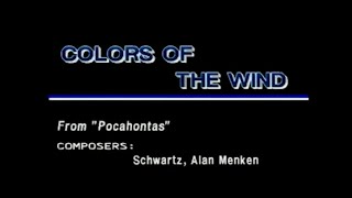 Colors of the wind  KARAOKE  Pocahontas [upl. by Nael]