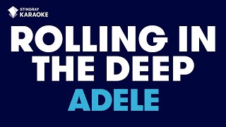 Adele  Rolling In The Deep Karaoke with Lyrics [upl. by Ynatsyd]