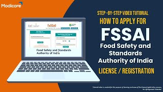 Apply for FSSAI Registration Online  Registration Process 2024 [upl. by Aitnahc586]