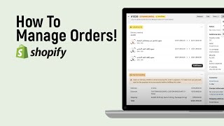 How to Manage Orders on SHOPIFY easy [upl. by Teagan320]