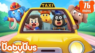 Xe taxi  An toàn khi ta đi taxi  Hoạt hình cảnh sát trưởng Labrador  BabyBus [upl. by Nesnaj]