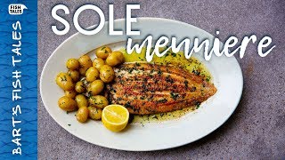 How to cook Pan Fried SOLE Meunière  Bart van Olphen [upl. by Eceryt]