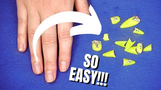 DIY HOW TO REMOVE GEL NAILS amp GEL EXTENSIONS [upl. by Annez]