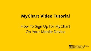 MyChart How to activate your MyChart account on a mobile device [upl. by Merralee]