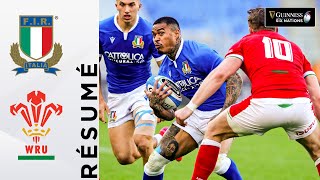 Italie v Pays de Galles  Résumé  2021 Tournoi des Six Nations [upl. by Alliw]