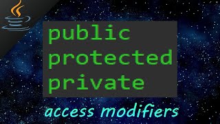 Java access modifiers public protected private 🔒 [upl. by Anikal]