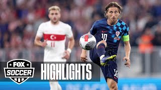 Croatia vs Turkey Highlights  European Qualifiers [upl. by Mcconaghy]