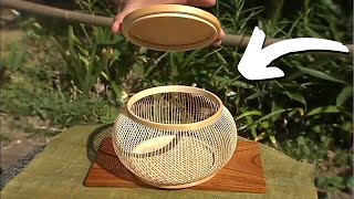 Small Bamboo Art Craft Ideas  Bamboo Making Items [upl. by Aehcim476]