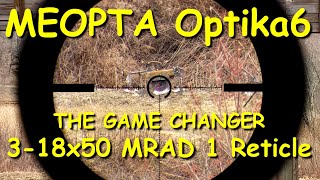 MEOPTA Optika6 318x50  The Best MidPowered Optic  First Person RePew [upl. by Anuahc136]