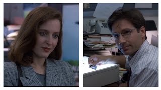 Los Expedientes Secretos X  Mulder amp Scully 1° Encuentro  T01E01 [upl. by Bacchus]