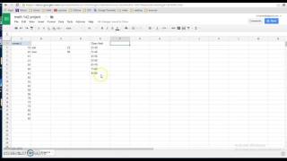 Use Google sheets to make frequency distribution for quantitative data [upl. by Nerot]