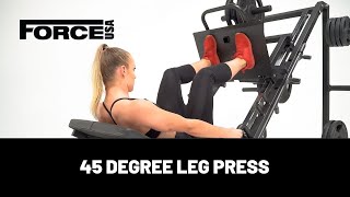 Force USA 45 Degree Leg Press with Calf Block [upl. by Sale]