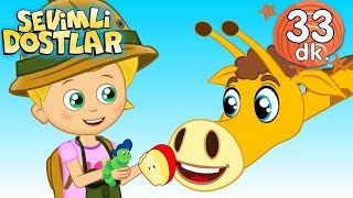 Zürafa şarkısı ve devamında 30 dk Sevimli Dostlar Bebek Şarkıları  Adisebaba TV Kids Songs 2020 [upl. by Laurens]