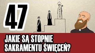 3MC – Trzyminutowy Katechizm  47 Jakie są stopnie sakramentu święceń [upl. by Karel]