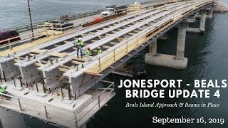 Jonesport  Beals Island Bridge  Update 4 September 16 2019 [upl. by Adyam293]