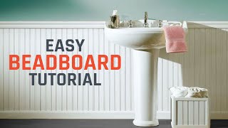 How to Install Beadboard or Wainscoting [upl. by Weibel]