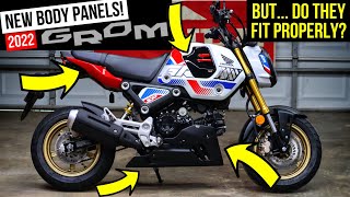 Installing New Honda Grom Mods Plastics  Body Panels from SNB Product at Zeed Parts  MSX125 [upl. by Imot337]