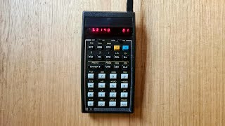 HP 33C  Scientific Calculator from 1978 [upl. by Hanikahs]