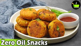 Zero Oil Snacks Recipes  Evening Snack Without Oil  Snacks Recipe  Tea Time Easy Snack [upl. by Hadwyn]