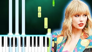 Taylor Swift  False God Piano Tutorial By MUSICHELP [upl. by Zacharias]