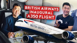 British Airways A3501000 First Flight [upl. by Ettenrahc]