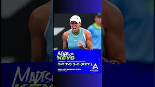 Madison Keys 2022 🏆 2025❔ WTA Adelaide [upl. by Leong]