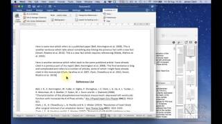 using EndNote X7 to insert and manage refereneces [upl. by Aztin563]