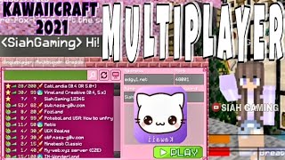 Multiplayer in Kawaiicraft 2021  Change Skins  minecraft  kawaii world [upl. by Naig]