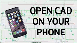 View CAD on your Phone FREE  DWG DXF AutoCAD [upl. by Berti]