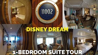 Disney Dream  Concierge 1Bedroom Suite 11002 Tour [upl. by Stanwinn]