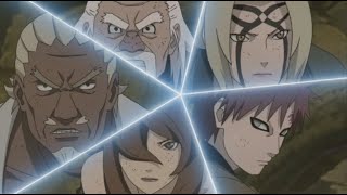 Madara Vs 5 Kage English Dub Part 1 [upl. by Nelleh]