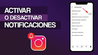 Cómo ACTIVAR o DESACTIVAR las Notificaciones de Instagram [upl. by Akitan]