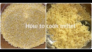 How to Cook Millet  Millet Recipes  How to cook Perfect Millet [upl. by Gnidleif45]