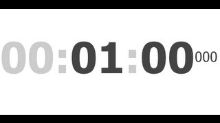 1 Minute Stopwatch HD [upl. by Ittap931]