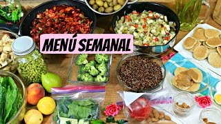 Organiza tu menú semanal  Recetas incluídas [upl. by Mitran59]