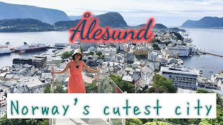 One day in Ålesund Norways cutest city  What to see during the city walk [upl. by Sadowski845]